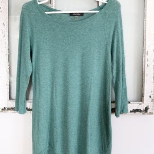 STITCH FIX! Laila Jayde Green Suri Knit tunic top